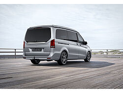 Paderborn NFZ Mercedes-Benz V 300 Außenaufnahme Heckansicht