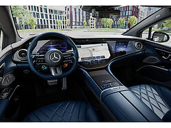 Paderborn Mercedes-Benz EQS Innenaufnahme Cockpit