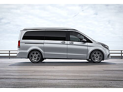 Paderborn NFZ Mercedes-Benz V 300 Detailfoto Felge
