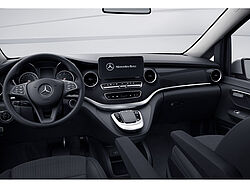 Paderborn NFZ Mercedes-Benz V 220 Innenaufnahme Cockpit